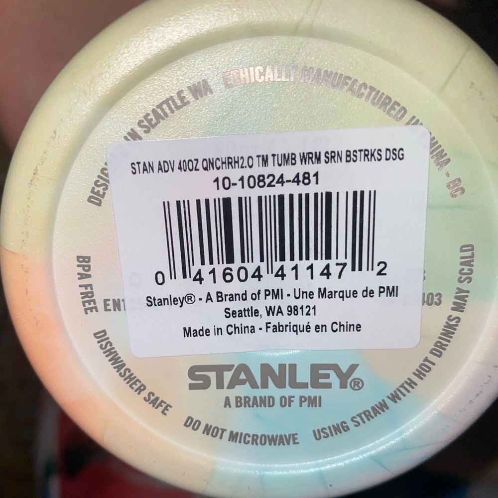 BRAND NEW 40 oz Stanley Cup!!! Clean Slate Collection, warm serene brushstroke! - Picture 2 of 3